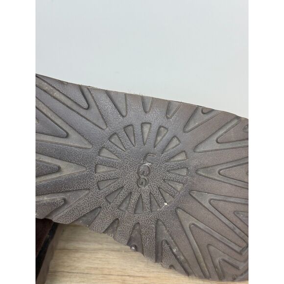 UGG Men's Kenton Size 7 Brown Slippers Slip On Casual Round Toe - Picture 7 of 8